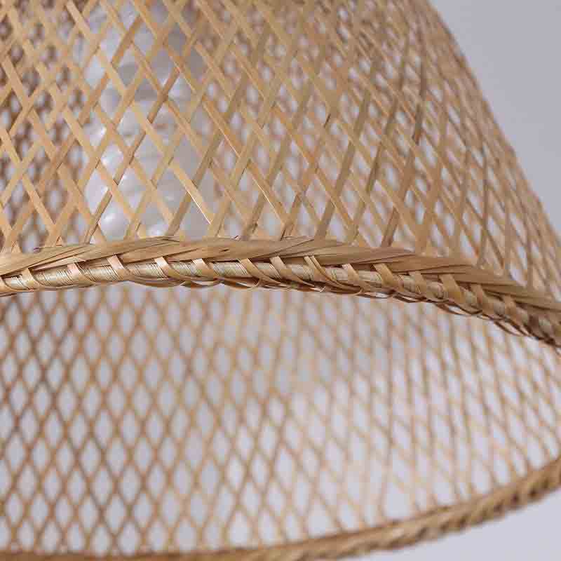 Bamboo Wicker Rattan Shade Pendant Light-2
