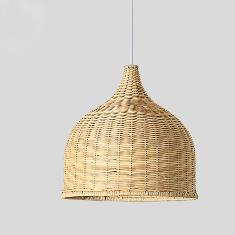 Bamboo Wicker Rattan Shade Pendant Lights By Artisan Living-2