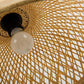 Bamboo Wicker Rattan Shade Pendant Light By Artisan Living-2