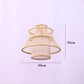 Bamboo Wicker Rattan Bloom Pendant Light By Artisan Living-12352-7