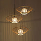 Round Bamboo Wicker Rattan Rod Pendant Light By Artisan Living-6