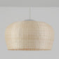 Bamboo Wicker Rattan Shade Pendant Light By Artisan Living-2