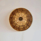 Wood Wicker Rattan Round Shade Ceiling Light By Artisan Living-4
