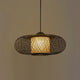 Bamboo Wicker Rattan Lantern Pendant Light By Artisan Living-2369-4