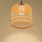 Bamboo Wicker Rattan Lampshade Birdcage Pendant Light By Artisan Living-4