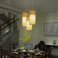 Bamboo Wicker Rattan Tube Pendant Light By Artisan Living-6