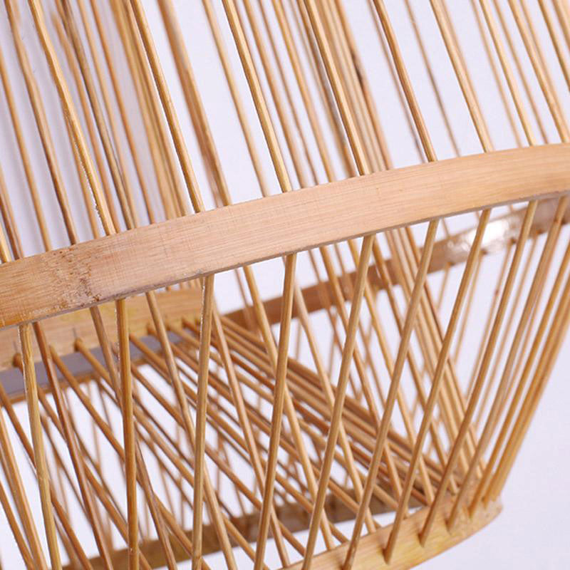 Bamboo PVC Lantern Lampshade Pendant Light By Artisan Living-5