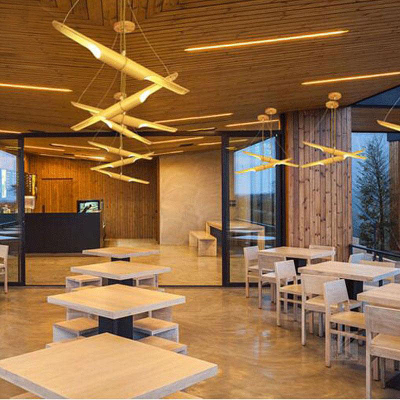 Bamboo Coltrane Oblique Pendant Light By Artisan Living-6