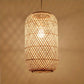 Hand Bamboo Wicker Rattan Shade Pendant Light By Artisan Living | ModishStore | Pendant Lamps