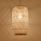 Hand Bamboo Wicker Rattan Shade Pendant Light By Artisan Living-3