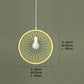Bamboo Ring Wheel Lampshade Pendant Light By Artisan Living-7