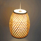 Bamboo Wicker Rattan Lantern Shade Pendant Light By Artisan Living-12311-5