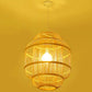Bamboo Wicker Rattan Shade Lantern Pendant Light By Artisan Living-5