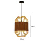 Bamboo Wicker Rattan Cage Shade Pendant Lights by Artisan Living-5