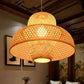 Bamboo Wicker Rattan Castte Shade Pendant Light By Artisan Living-6