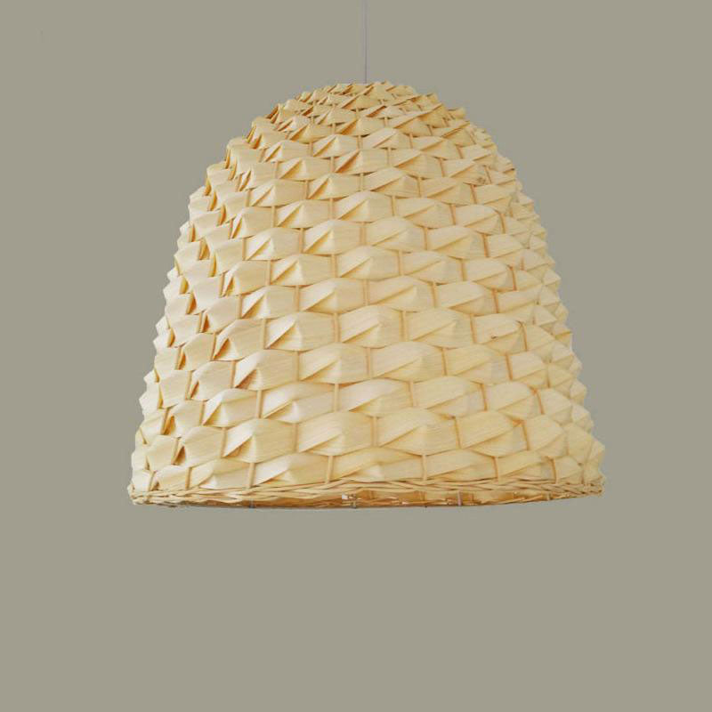 Bamboo Wicker Rattan Pineapple Pendant Light By Artisan Living-12103-5