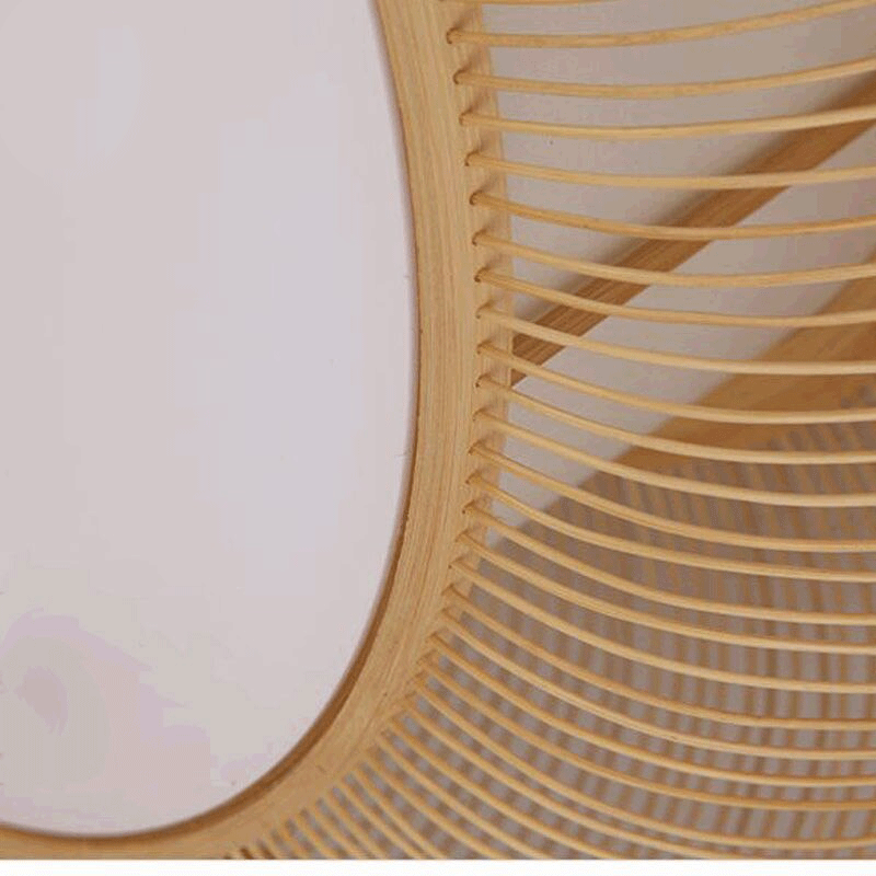 Bamboo Wicker Ceiling Light Fixture By Artisan Living-8