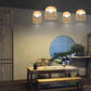 Bamboo Wicker Rattan Lampshade Birdcage Pendant Light By Artisan Living-6