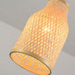 Round Bamboo Wicker Rattan Shade Pendant Light By Artisan Living-3