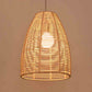 Round Wicker Rattan Bell Pendant Light By Artisan Living-4