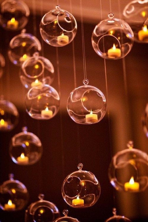 Hanging Glass Orb Terrarium/ Candle Holder Set(12Pcs) by Artisan Living Candle Holders, Artisan Living, - Modish Store-10