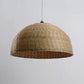 Bamboo Wicker Rattan Ripple Pendant Light By Artisan Living-5