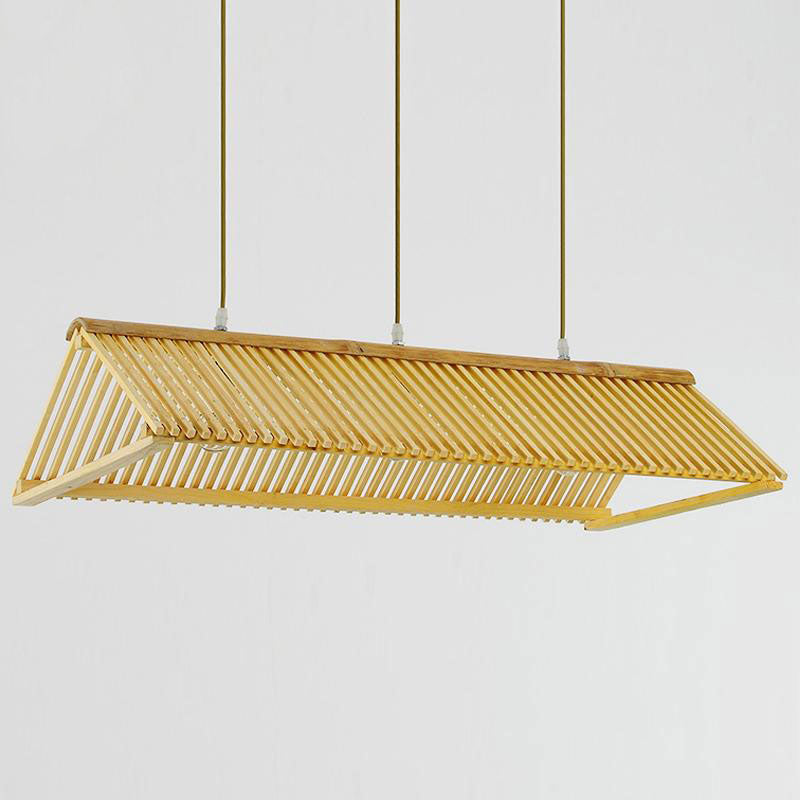 Bamboo Roof Shade Pendant Light By Artisan Living-5