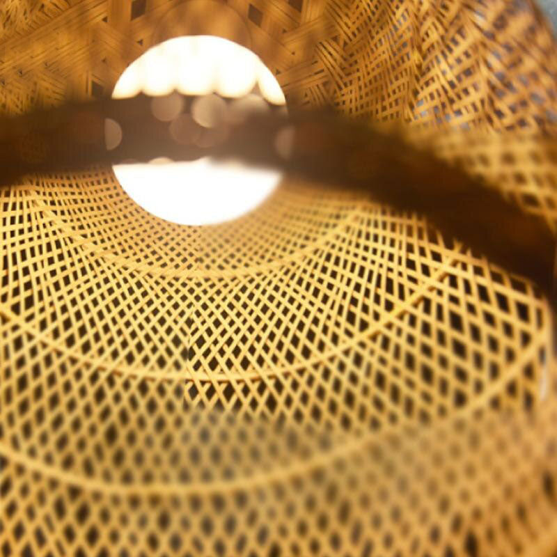 Bamboo Wicker Rattan Pendant Light By Artisan Living-12247-3