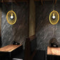 Bamboo Ring Wheel Lampshade Pendant Light By Artisan Living | ModishStore | Pendant Lamps