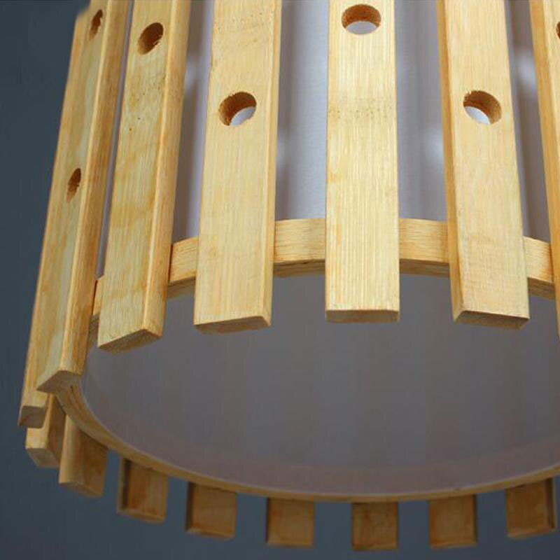 Bamboo Wicker Rattan Tube Hole Shade Pendant Light By Artisan Living-2