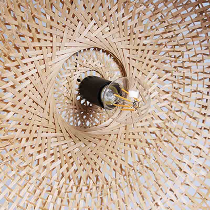 Bamboo Wicker Rattan Shade 50cm Pendant Lighting By Artisan Living-3