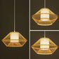 Bamboo Wicker Vine Rattan Shade Pendant Light By Artisan Living-4