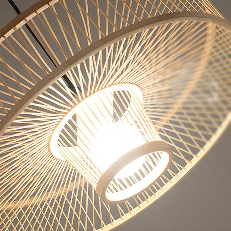 Bamboo Wicker Rattan Pendant Light By Artisan Living-AL12257-2