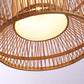 Bamboo PVC Lantern Lampshade Pendant Light By Artisan Living-2