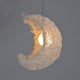 Wicker Rattan Shade Moon Pendant Light By Artisan Living-6