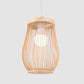 Bamboo Wicker Rattan Lantern Pendant Light By Artisan Living-12067-4