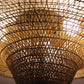 Bamboo Wicker Rattan Straw Hat Shade Ceiling Light By Artisan Living-4