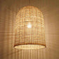 Bamboo Wicker Rattan Square Fence Shade Pendant Light By Artisan Living-4