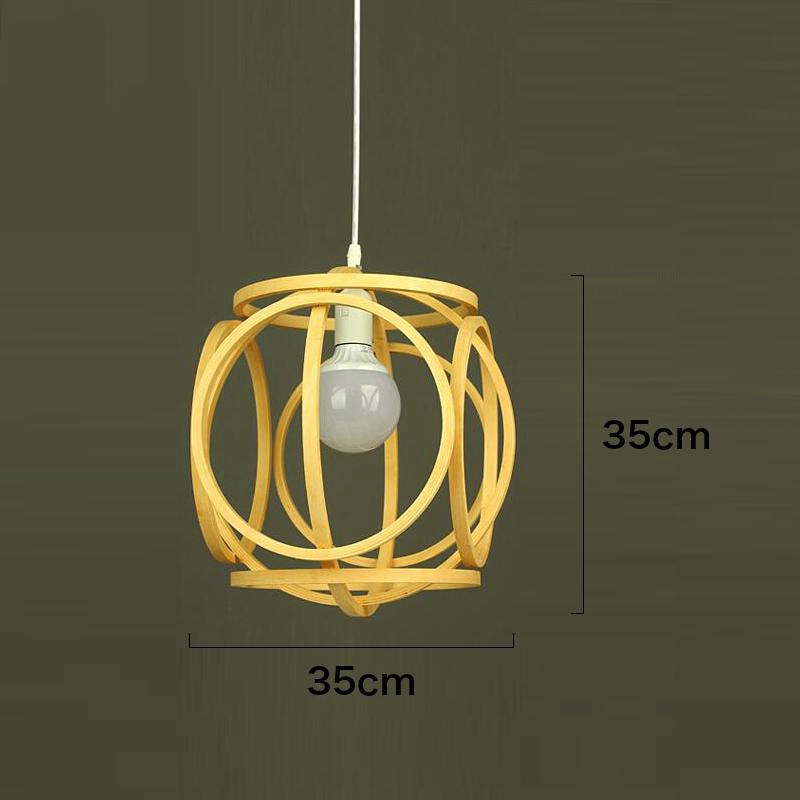Bamboo Globe Shade Pendant Light By Artisan Living-4