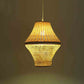 Bamboo Wicker Rattan Lantern Pendant Light By Artisan Living-12231-4