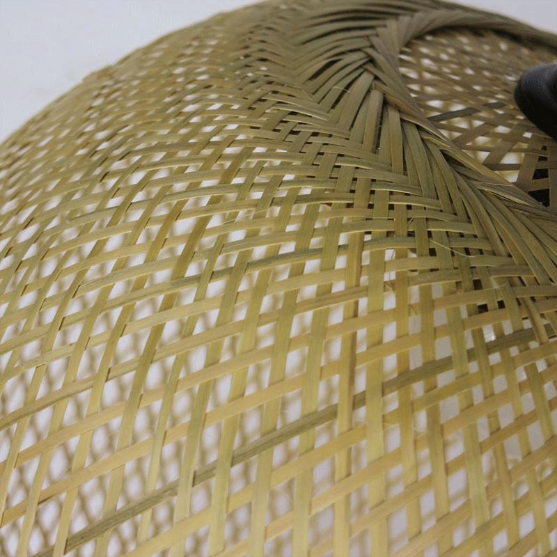 Bamboo Wicker Rattan Round Lantern Pendant Light By Artisan Living-5