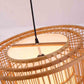 Round Bamboo Wicker Rattan Pendant Light By Artisan Living-5