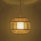 Bamboo Wicker Rattan Cube Cage Shade Pendant Light by Artisan Living-4