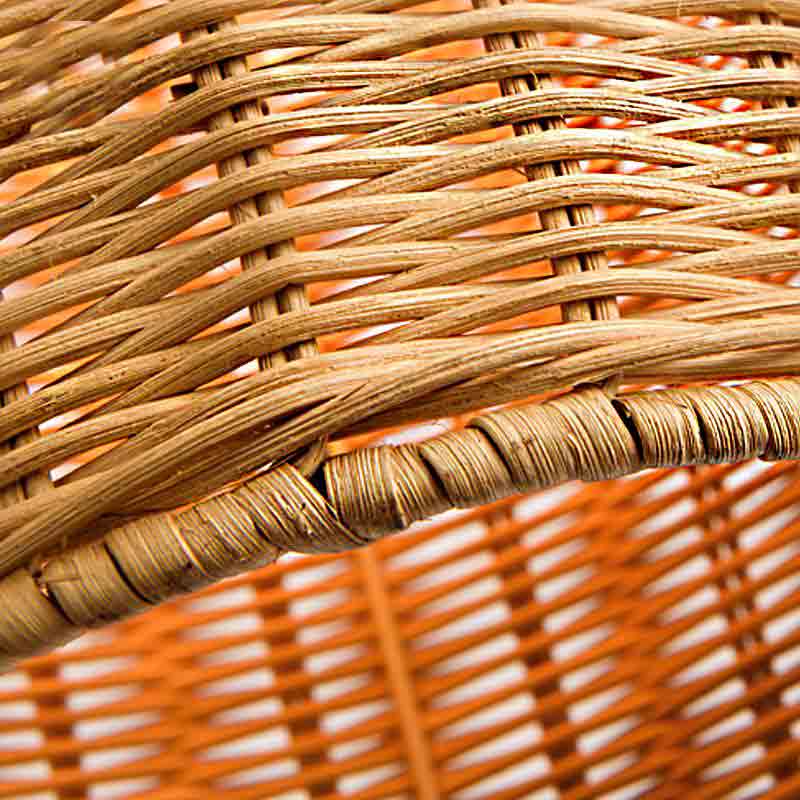 Long Wicker Rattan Lantern Shade Pendant Light By Artisan Living-2