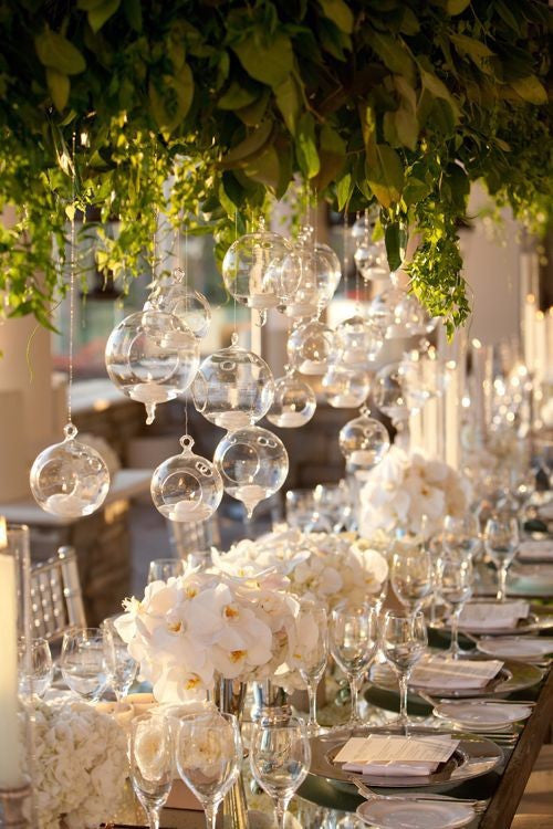 Hanging Glass Orb Terrarium/ Candle Holder Set(12Pcs) by Artisan Living Candle Holders, Artisan Living, - Modish Store-7