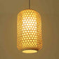 Bamboo Wicker Rattan Lantern Shade Pendant Light By Artisan Living-12127-4