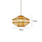 Bamboo Rattan Lantern Pendant Light By Artisan Living-2