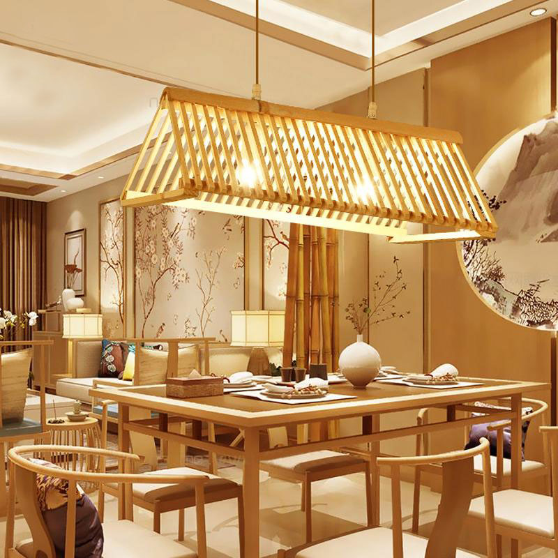 Bamboo Roof Shade Pendant Light By Artisan Living-6