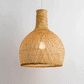 Bamboo Wicker Rattan Cage Lantern Shade Pendant Light By Artisan Living-3