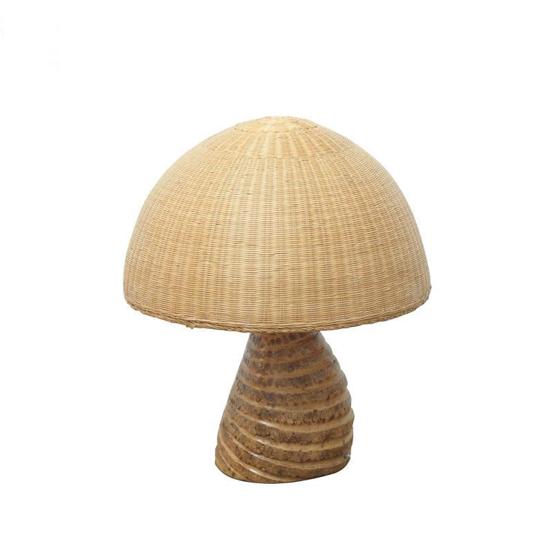 Bamboo Wicker Rattan Shade Table Lamp By Artisan Living-3